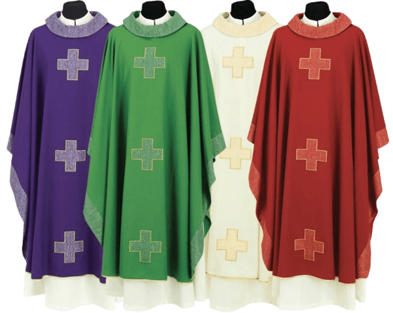 La chasuble dans le monde religieux