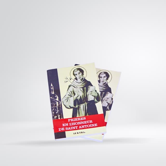 Livret Prières en l'honneur de Saint Antoine