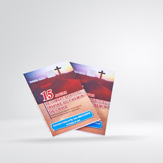 Livre 15 jours de Combat Spirituel inspiré du Chemin de Croix