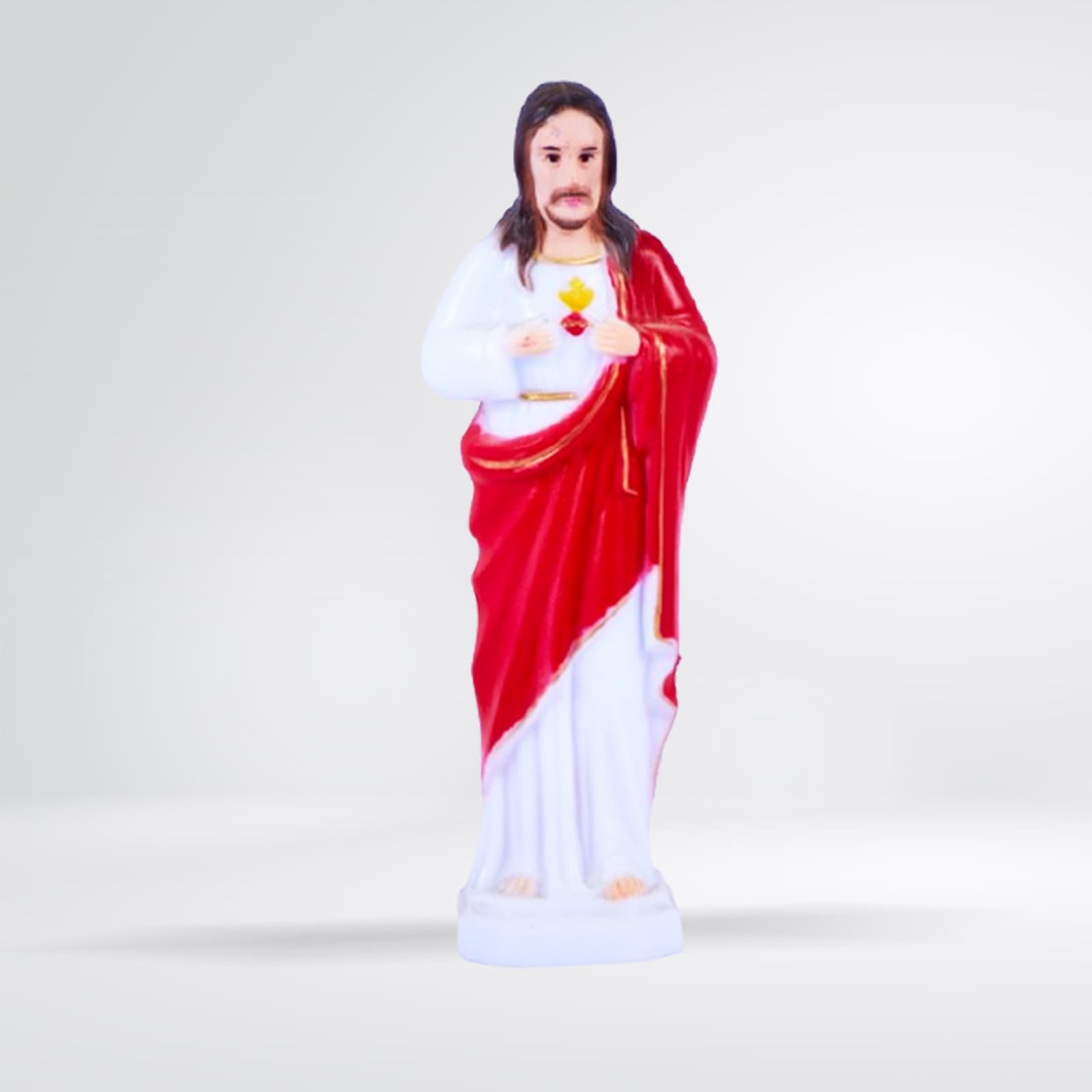 Statue Sacré-Cœur de Jésus fluorescente