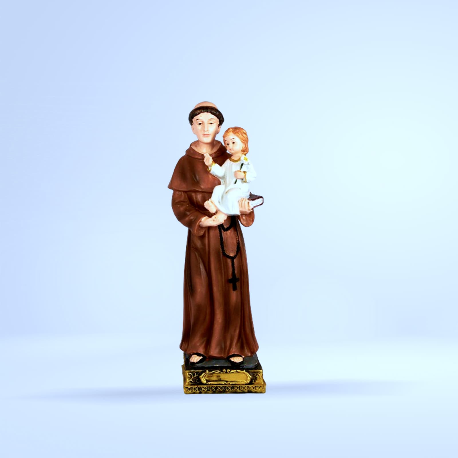 Statue Saint Antoine de Padoue avec Enfant Jésus