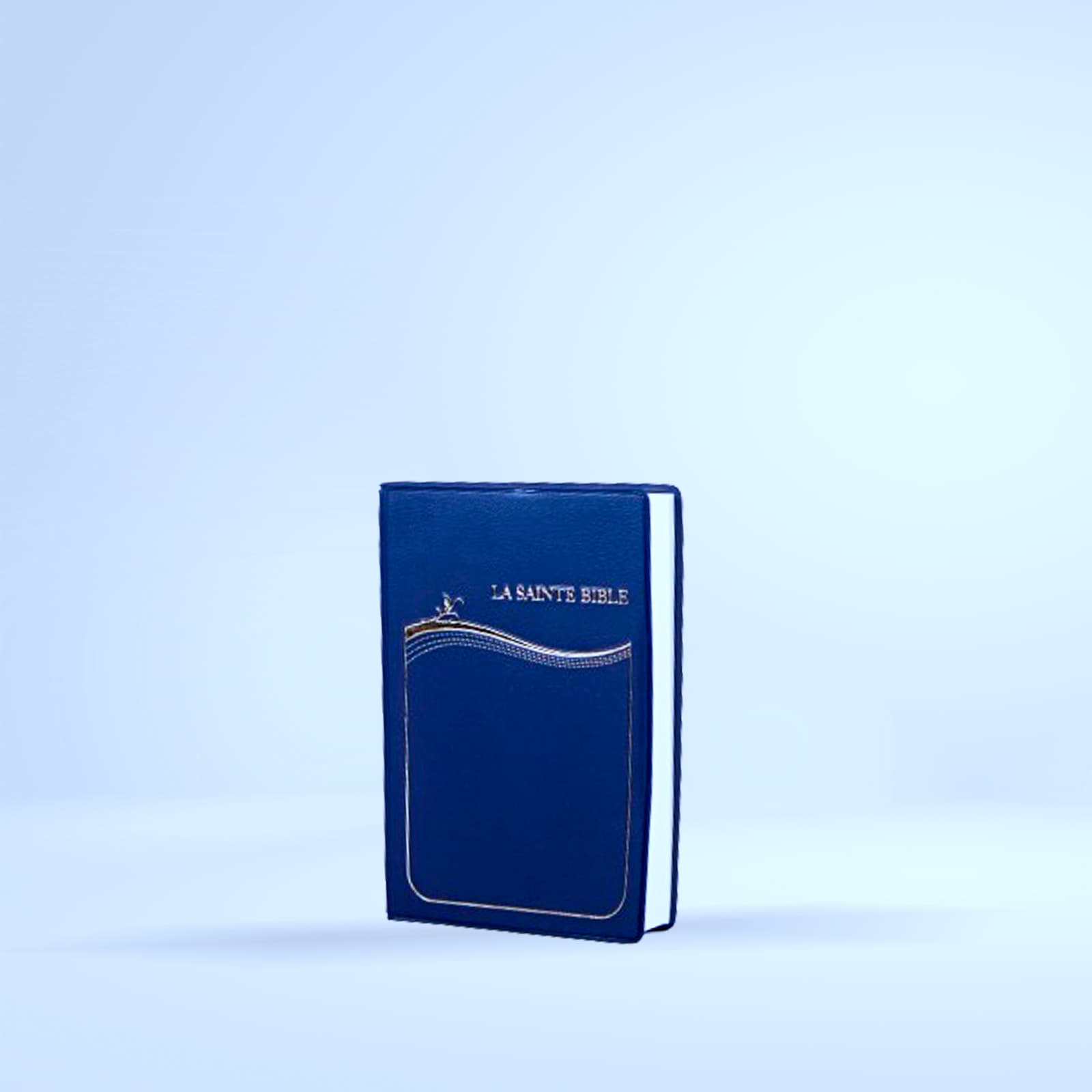 "La Sainte Bible" (couverture bleue dorée)