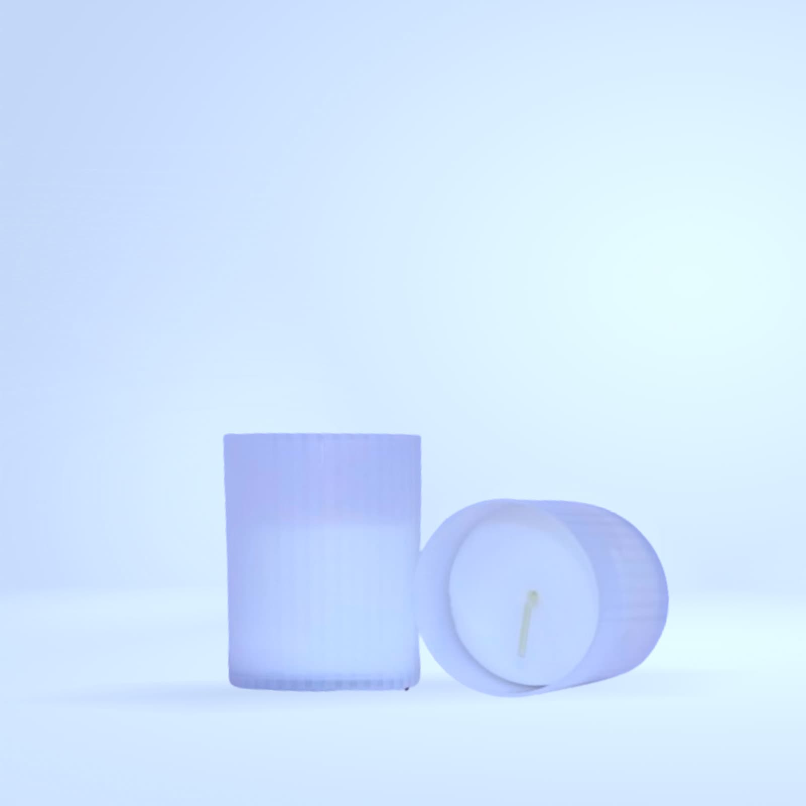 Bougie chauffe-plat Blanc