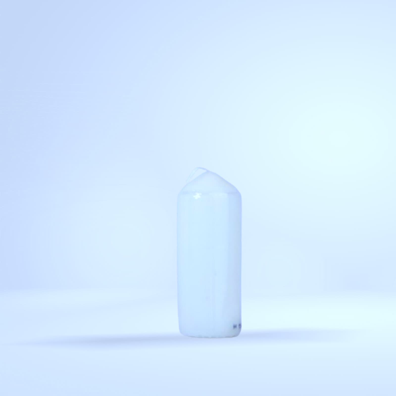 Cierge blanc pointu (import)